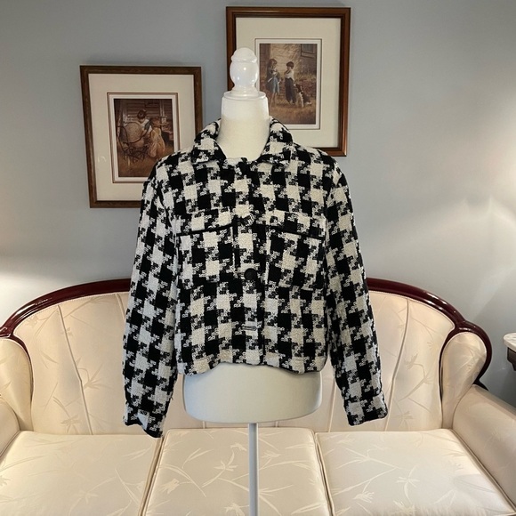 Miou Mouse Houndstooth Blazer - Picture 4 of 16